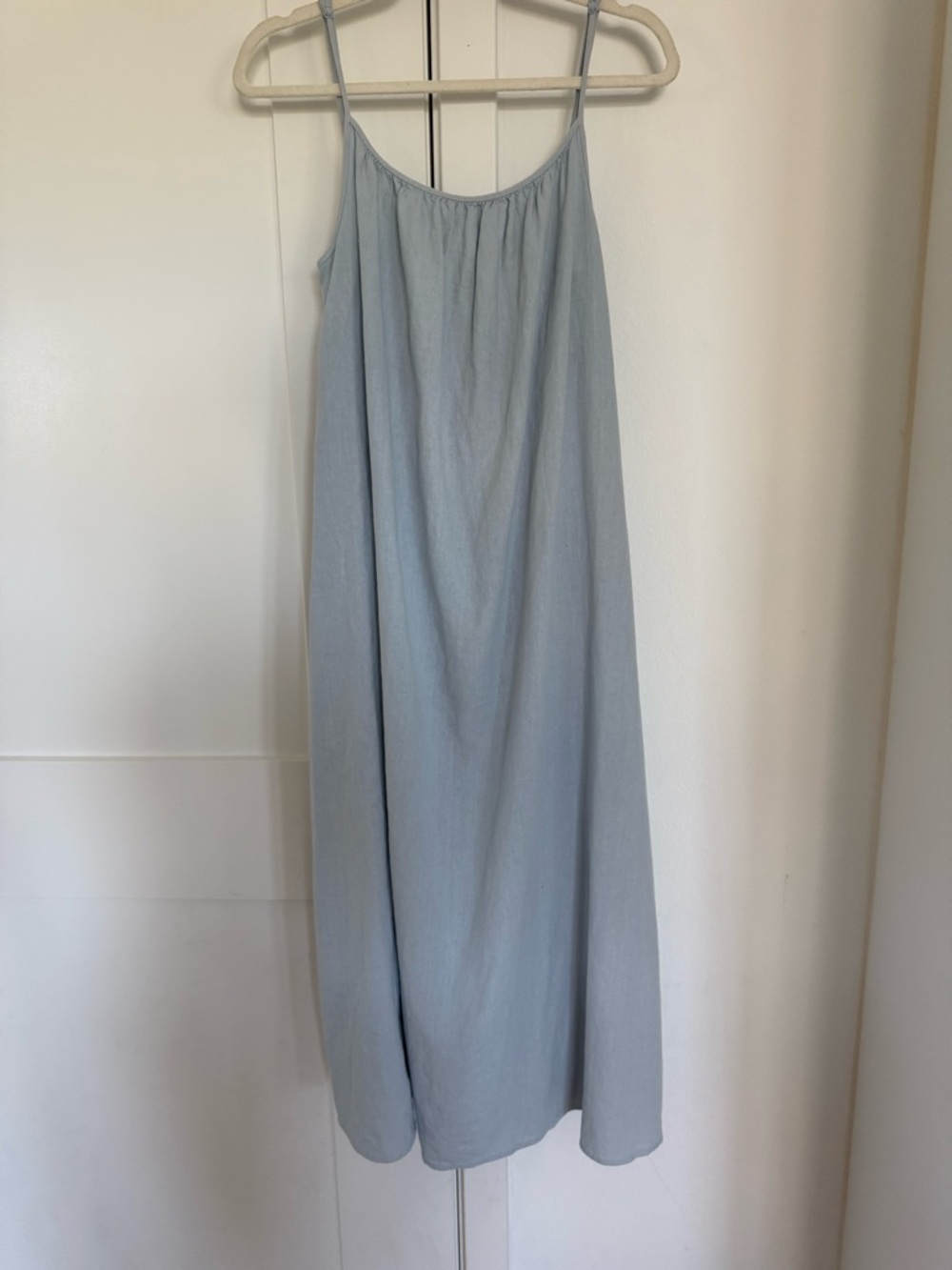 Aritzia Light Blue Women's Linen Dress
